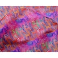 thumbnail image 4 of oneOone Silk Tabby Rose Pink Fabric Batik Fabric For Sewing Printed Craft Fabric By The Yard 42 Inch Wide, 4 of 4