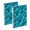 Teal Ocean Water, variant on Haosy Colorful Jellyfish Shells Notebooks 1-subject Journal 60 Sheets A5 College Ruled Paper Detachable Ring 8.3"x5.7"