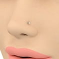 thumbnail image 3 of 0.03 Carat 4-Prong Solitaire Diamond Nose Pin Stud in 18K Yellow Gold, 3 of 4