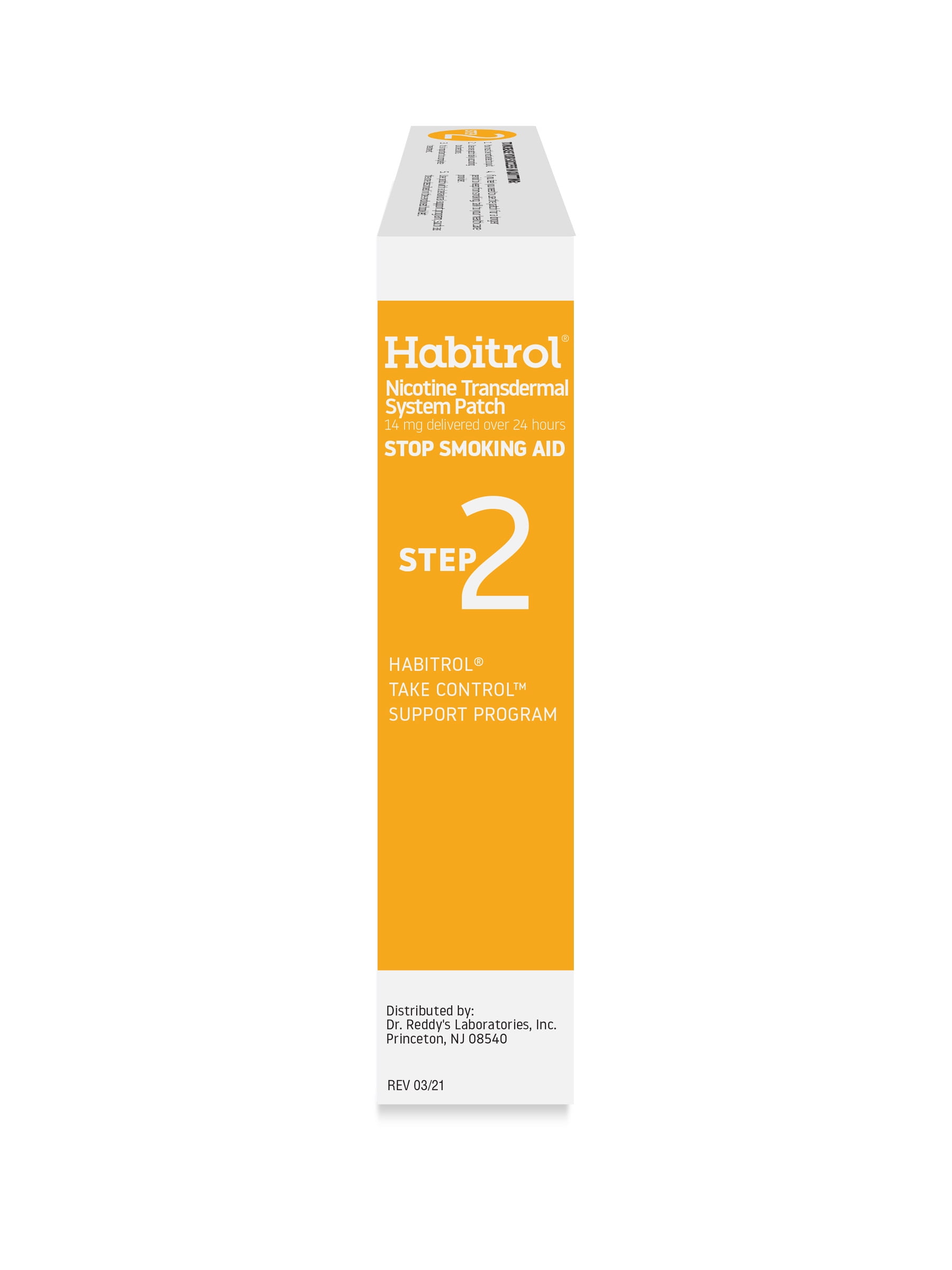(3 pack) Habitrol Nicotine Transdermal System Patch (Step 2) Stop Smoking Aid (14 mg) 14 Patches (2 Week Kit)