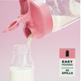 thumbnail image 3 of Jarra de vidrio para leche materna County Line Kitchen, 1 litro, rosa, 3 of 7