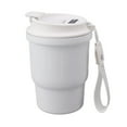 thumbnail image 2 of Taza de café de metal vaso aislado antideslizante de alimentaria 450 ml blanco para coche ANGGREK Otros, 2 of 8