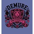thumbnail image 2 of Demure University Adult Blue Crew Neck Short Sleeve Tee-Medium, 2 of 7