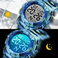 thumbnail image 5 of Kids Digital Sports Watch for Age 4-15 Waterproof Watches with Cartoon Bracelet 2PCS Birthday Chriatmas Gift for Boys Girls, 5 of 8