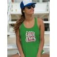 thumbnail image 2 of Love You Mom Wine Purple Racerback Tank Women -Image by Shutterstock, Female Small, 2 of 4