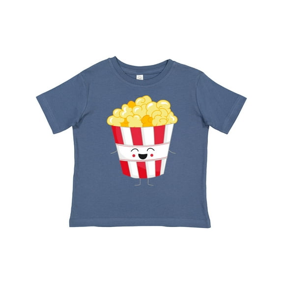 Inktastic Cute Kawaii Popcorn Boys or Girls Toddler T-Shirt