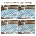 thumbnail image 7 of ODIKA 8'x10' Washable Area Rug Plaid Tartan Front Checkered Stripes Vintage Farmhouse Gingham for Dining Room, Large Office, Lounge, Non-Slip Chair-Friendly Mat, 7 of 7