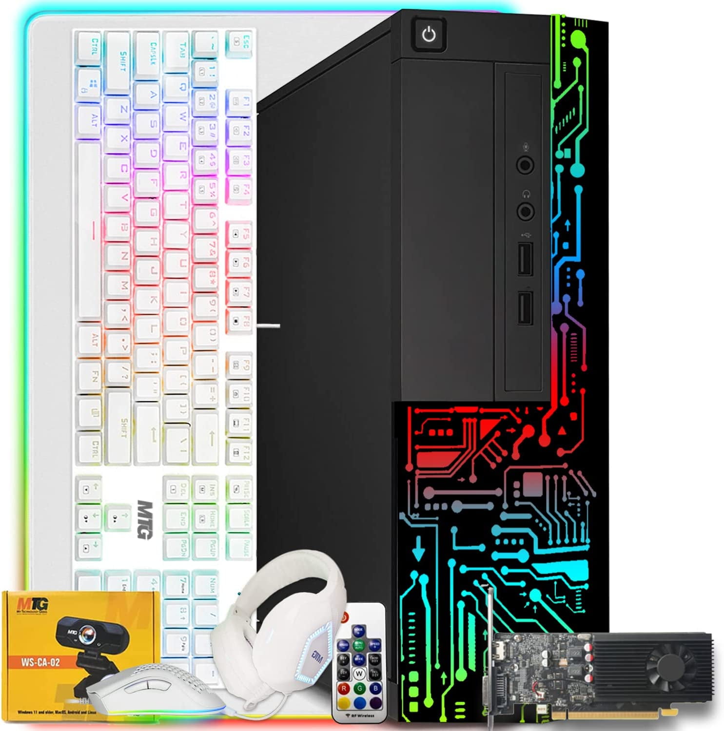Gaming PC Desktop, Intel Core i7, TechMagnet Siwa 3, GT 1030 4GB DDR4