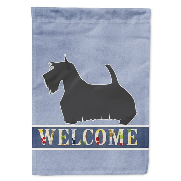 Carolines Treasures BB5573GF Scottish Terrier Welcome Flag Garden Size Small multicolor