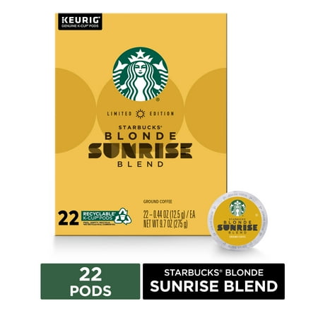 starbucks blonde sunrise blend k cups