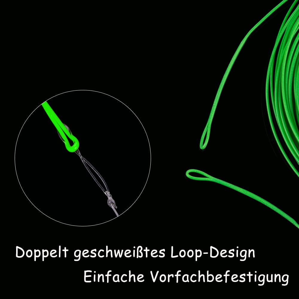 Goture Fly Cord Fly Cord Floating Fly Cord Fly Fishing String Weight Forward Double Welded Micro Loops Fly Cord For Freshwater Saltwater 90FT 100FT