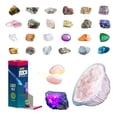 thumbnail image 3 of Piano Potato 2-in-1 Rock Collection & Crystal Growing Kit, STEM Science Set for Kids Ages 6-12, 24 Pcs Real Gemstones, Minerals & Rocks with Educational Learning Book, 3 of 7