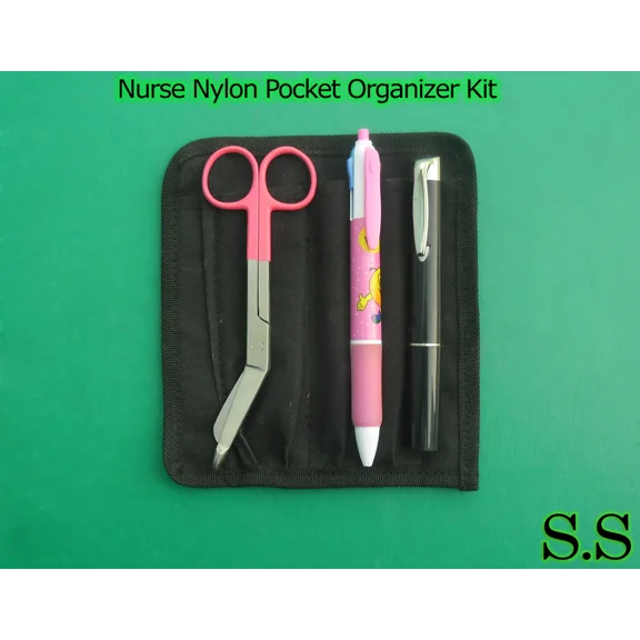 Nurse Nylon Pocket Organizer Kit - Magenta Color Royal