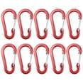 thumbnail image 2 of Keychain 10 Pack Carabiner Clips Mini Aluminum Alloy Keychain Carabiner Clip D Rings for Camping Hiking Fishing Backpacking, 2 of 5