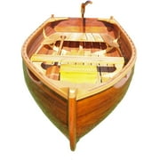 Home Roots 51 In. x 118.5 In. x 27.75 In. Little Bear Wooden Dinghy