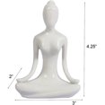 thumbnail image 2 of Estatua de yoga de cerámica de porcelana Vhermosa decorativa figura de pose de yoga, 2 of 7