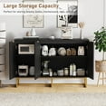 thumbnail image 3 of GloryStar Buffet Moderne de 31,5 Po, Armoire de Rangement en Bois avec Tablette Réglable, Crédence d'Accent pour l'Entrée Ou le Salon, 3 of 8