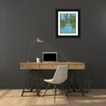 thumbnail image 3 of Stevens, Allayn 12x14 Black Ornate Wood Framed with Double Matting Museum Art Print Titled - City Park, 3 of 4