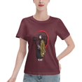 thumbnail image 1 of Women's Basic Short Sleeve T-Shirt Demon Slayer Tomioka Yiyong, 1 of 6