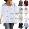 thumbnail image 5 of Diufon Linen Shirts for Women Dolman Short Sleeve Button Notch-Neck Pullover Casual Loose Crinkle Gauze Blouses, 5 of 9