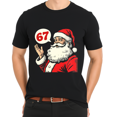 thumbnail image 3 of Funny Six Seven 6 7 Meme Santa Christmas T-Shirt for Adults Men and Women, 3 of 4
