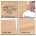 thumbnail image 4 of Simiya Molasus Women'S Cotton Underwear High Waisted Full Coverage Ladies Panties (Regular Plus Size) Beige L, 4 of 4