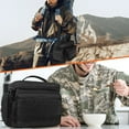 thumbnail image 7 of OPUX Tactical Lunch Box for Men, Black Mens Insulated Lunch Bag for Adult, Leakproof Soft Lunch Cooler with MOLLE Mesh Side Pockets, Multicam Heavy Duty Lunchbox Pail for Work Women, Large, 18 Cans, 7 of 7
