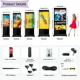 thumbnail image 4 of RDYMONKEY 43" Floor Standing Digital Signage Kiosk - FHD IPS Touch Screen, Android 11 OS, Commercial Advertising Display with Logo Customization, 4 of 15