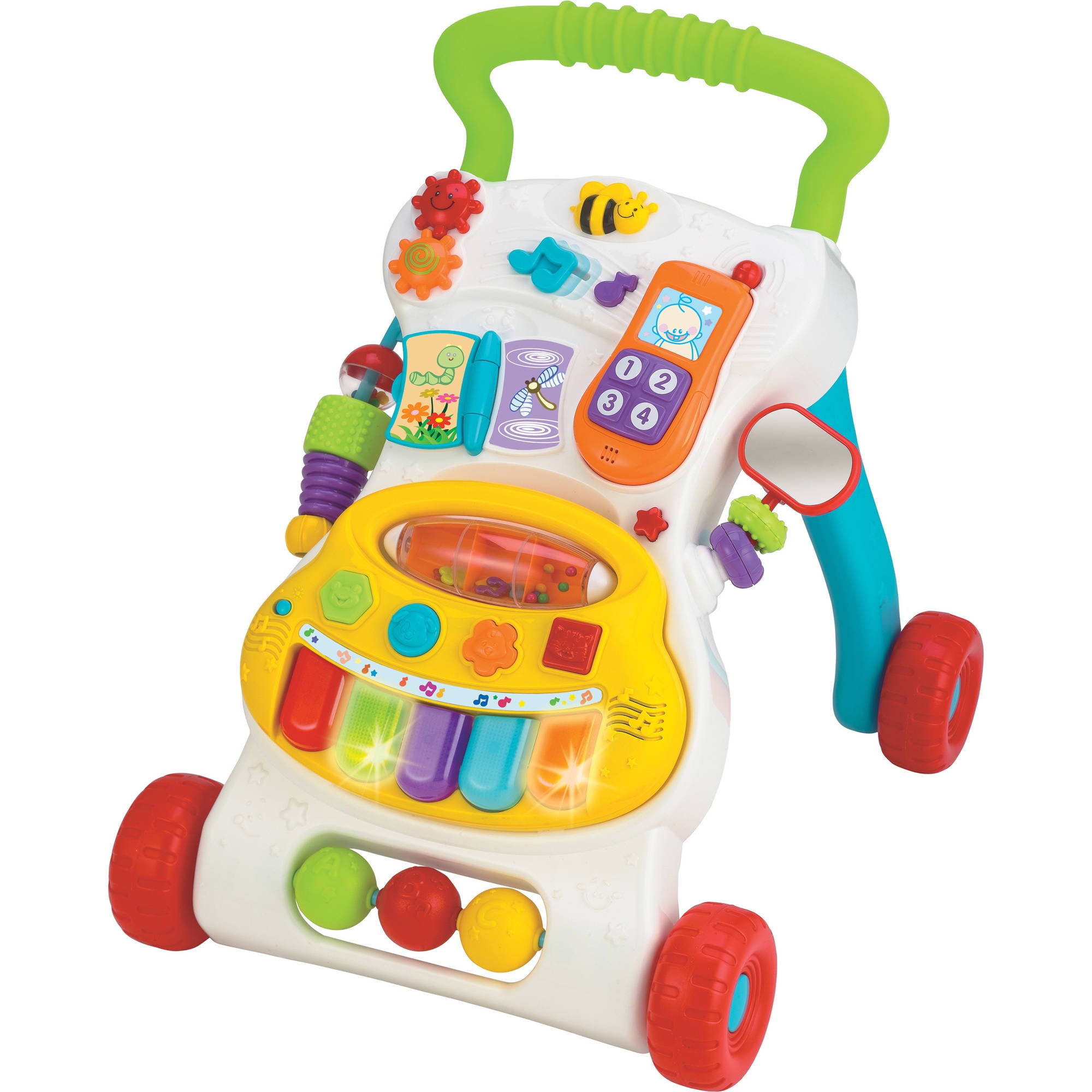 fisher price stroll along walker walmart