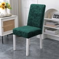 thumbnail image 2 of Velvet Shiny Fabric Chair Covers Universal Size Stretch Chair Covers Slipcovers, 2 of 6