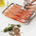 thumbnail image 3 of Baking sheet set, 4-piece 16/12.5/10/9.3-inch stainless steel baking sheet trays cookie sheets, non-toxic and healthy, rust-resistant and easy to clean - dishwasher safe, 3 of 4