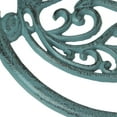 thumbnail image 6 of Zeckos Cast Iron Nautical Design Trivets Rose Kitchen Décor Set of 3, 6 of 7