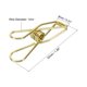 thumbnail image 2 of Uxcell 50 Piezas Clips de Alambre Metálico Hueco de 32 mm Mini Clip de Papel Color Dorado, 2 of 6
