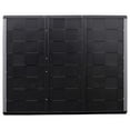 thumbnail image 5 of vidaXL Garden Storage Cabinet Gray and Black 40.2"x14.6"x33.1" PP, 5 of 9