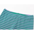thumbnail image 5 of Topgal Unisex Toddler Boys & Girls Snug-Fit Pajamas - 2 PC Violet & Green Stripes Pull-On Kids Sleepwear Set Size 10, 5 of 7