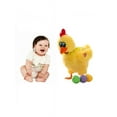 thumbnail image 4 of Topumt Funny Electric Musical Dancing Chicken Laying Egg Plush Toy, 4 of 6