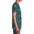 thumbnail image 3 of Honeii Vintage Floral Print Youth Short Sleeve T-Shirt,Boys Athletic Shirt,Quick Dry Short Sleeve Performance Moisture Wicking T Shirt, 3 of 6