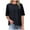 New1/Black, variant on Otvok Plus Size Women Cotton and Linen T-Shirt Printed Short Sleeved Round Neck Tops