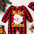 thumbnail image 5 of Lovskoo Infant Baby Boy Girl Clothes Soft Warm Pajamas Children's Christmas Holiday Birthday Gift Long Sleeve Onesie Red, 5 of 7