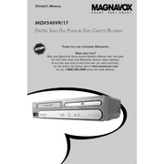 Restored Magnavox MDV540VR/17 VCR/DVD Combo Player