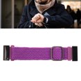 thumbnail image 1 of 22mm Braided Watch Band 26mm Buckle Adjusted Stretchy Buckle Closure Braided Replacement Strap For Fenix 7X, 1 of 8