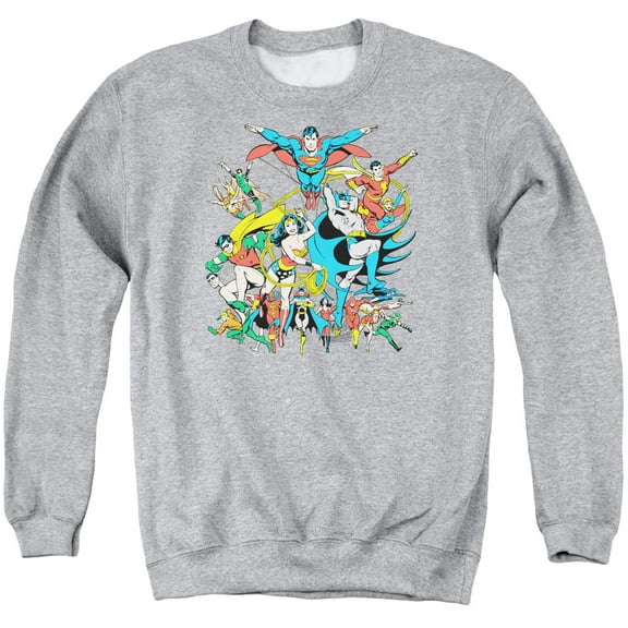 Dc - Justice League Assemble - Crewneck Sweatshirt - XXX-Large