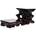 thumbnail image 4 of Weiweiguan 1pc Antique Display Rack Carving Crafts Wood Display Stand for Home Office, 4 of 6