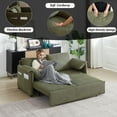 thumbnail image 4 of Queen Size Sleeper Pull Out Couch With Storage,Convertible Loveseat Sofa Bed,Prefect For Living Room,Apartment,Ofiice, 4 of 7