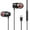 Black, variant on Type C Stereo In-Ear Wired Headphones for Phone PC Tablet
