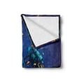 thumbnail image 2 of Diver Soft Flannel Fleece Throw Blanket, Underwater Shot of Tropical Fish and Coral Reef Sea Plantation in the Red Sea, Cozy Plush for Indoor and Outdoor Use, 70" x 90", Multicolor, by Ambesonne, 2 of 6