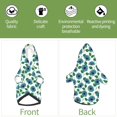 thumbnail image 3 of Uemuo Blue Sunflowers for Winter Dog Hoodie Sweatshirts with Pockets Warm Dog Clothes for Small Dogs Chihuahua-X-Large, 3 of 8