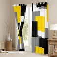 thumbnail image 3 of Castle Fairy Square Black Out Curtains,Geometric Curtains Pack of 2 (42x63 Each), 3 of 6