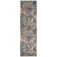 thumbnail image 5 of SAFAVIEH Madison Ognen Overdyed Geometric Area Rug, Light Grey/Fuchsia, 4' x 6', 5 of 9