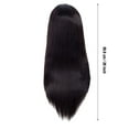 thumbnail image 2 of XIAQUJ Natural Brazilian Full Lace Human Hair Wigs Glueless Full Lace Front Wig Wigs for Women Black, 2 of 7